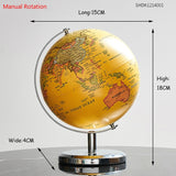 Yeknu Globe Home Decor Geography Educational Decoration Children Learn Large Globe World Earth Map Teaching Aids Home Decoration