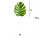 Yeknu One Piece monstera artificial plants plastic tropical palm tree leaves home garden decoration accessories Photography Decorative