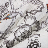 Yeknu Cama de Casal 3 Pe?a Impressa Flowers and birds Leve Suave Colcha Pillowcase Frete