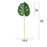 Yeknu One Piece monstera artificial plants plastic tropical palm tree leaves home garden decoration accessories Photography Decorative