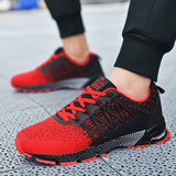 Yeknu Men's Shoes Sports Shoes Breathable Running Shoes Men's Large Size 47 Outdoor Jogging Fitness Shoes zapatillas hombre