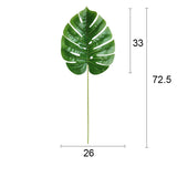 Yeknu One Piece monstera artificial plants plastic tropical palm tree leaves home garden decoration accessories Photography Decorative