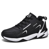 Yeknu Men's Autumn Fashion Outdoor Sports Running Shoes Warm Winter Student Athletic Sneakers Training Shoes For Men Large Size 35-48