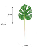 Yeknu One Piece monstera artificial plants plastic tropical palm tree leaves home garden decoration accessories Photography Decorative