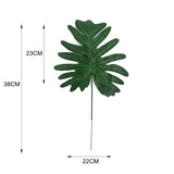 Yeknu One Piece monstera artificial plants plastic tropical palm tree leaves home garden decoration accessories Photography Decorative