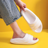 Yeknu Women Comfort Cloud Slippers Summer Beach EVA Soft Sole Slides Sandals Woman Platform Non Slip Home Slippers Flip Flops