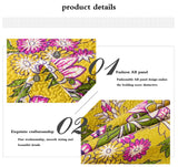 Yeknu Single Double Bed Cotton Botanical Flower 3pcs Printed Quilted Quilt Pillowcase Free Shipping lençol de cama casal أسرّة