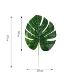 Yeknu One Piece monstera artificial plants plastic tropical palm tree leaves home garden decoration accessories Photography Decorative