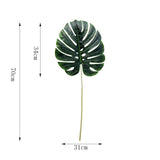 Yeknu One Piece monstera artificial plants plastic tropical palm tree leaves home garden decoration accessories Photography Decorative