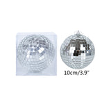 Yeknu 3/4/10cm Mirror Balls Party Shining Ball Mirror Christmas Laser Reflective Glass Ball Disco Xmas Tree Home Decoration Ornaments