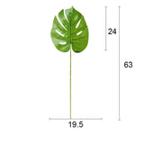 Yeknu One Piece monstera artificial plants plastic tropical palm tree leaves home garden decoration accessories Photography Decorative