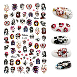 Yeknu The New 3D Nail Sticker Cool English Letter stickers for nail Foil Love Heart Design Fashion Manicure Stickers