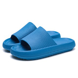 Yeknu Women Thick Platform Slippers Indoor Bathroom Slipper Soft Eva Anti-Slip Couples Home Floor Slides Ladies Summer Shoes