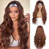 Yeknu Synthetic Wigs Yaki Straight Hair Wig For Women Yaki Straight 30 inch Long Afro Hair Wig Heat Resistant Fiber African Wig