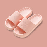 Yeknu Women Thick Platform Slippers Summer Beach Eva Soft Sole Slide Sandals Leisure Men Ladies Indoor Bathroom Anti-slip Shoes