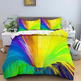 Yeknu 3D Duvet Cover Psychedelic Abstract Double 210x210 Bedding Set 2/3pcs Quilt Cover With Zipper Closure King Size Comforter Cover