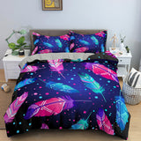 Yeknu 3D Printing Bedding Set Luxury Duvet Cover With Pillowcase Quilt Cover Queen King Bedding Starry Sky Pattern Comforter Cover