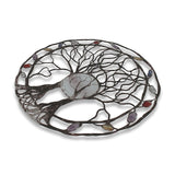 Yeknu Metal Tree Of Life Ring Wrought Iron Ring Of Life Garden Crafts Wall Decoraiton Patio Yard Crafts Accessory